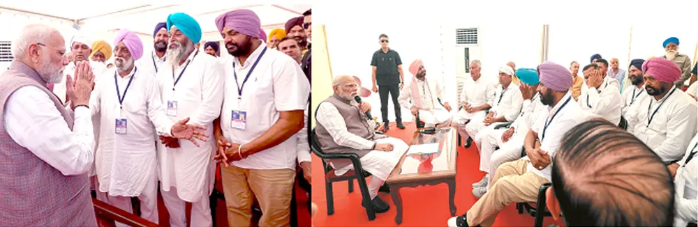 Prime Minister Modi announces financial assistance of Rs 1600 crore for Punjab.
